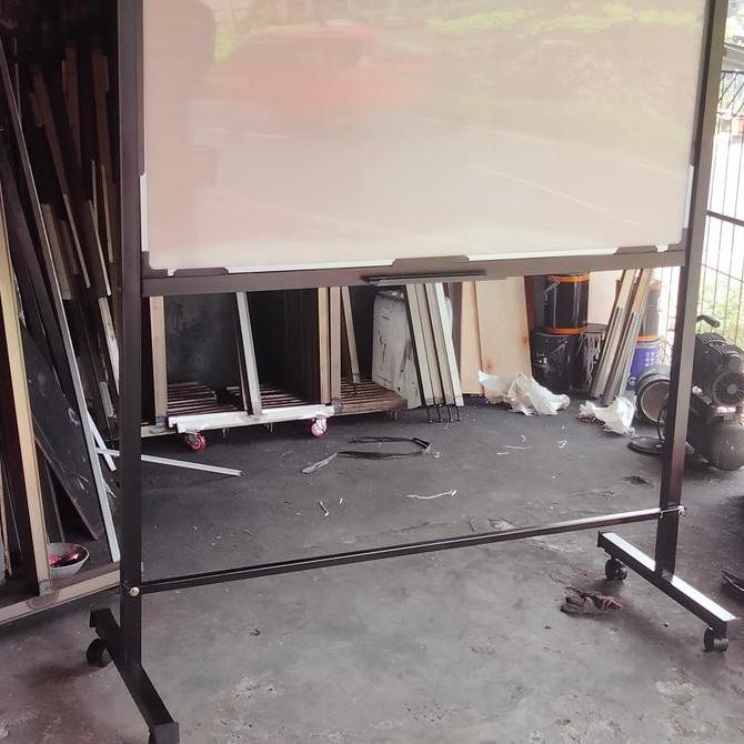

Acrylic White Board Standing Kualitas Original