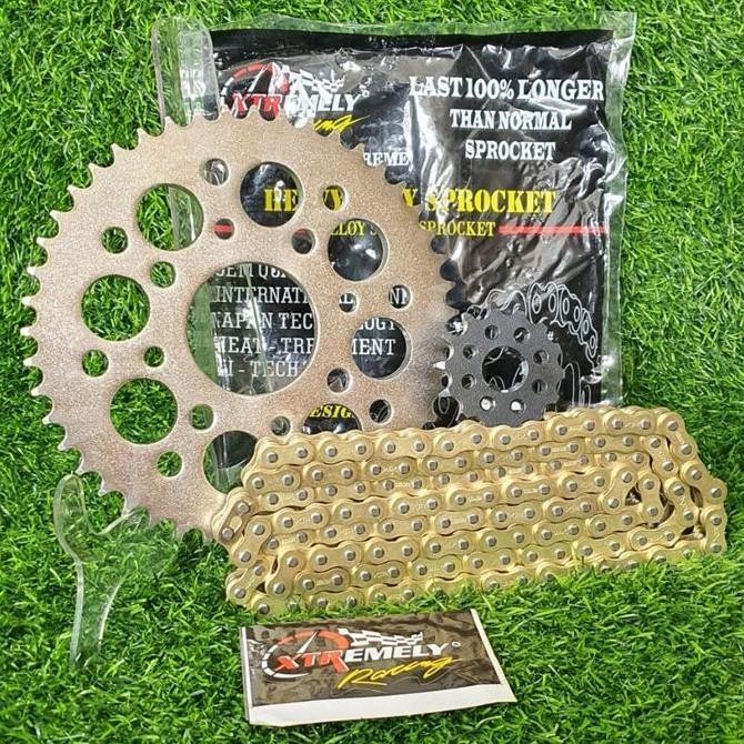 GIR SET GEAR SET  MOTOR HONDA MEGA PRO / SONIC 150R / CB 150R / CBR 150R 428H Kualitas Original