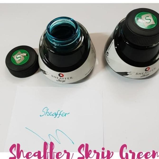 

Tinta Isi Ulang Fountain Pen Sheaffer Skrip Green Kualitas Original