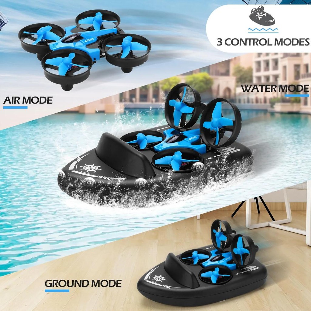 Jjrc H36F Rc Mini Drone Boat 2.4G 3In1 Rc Vehicle Flying Waterproof Drone Boat Model Toys Quadcopter
