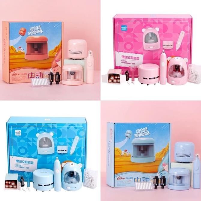 

Penghapus elektrik set elektrik electric stationery rautan anak Kualitas Original