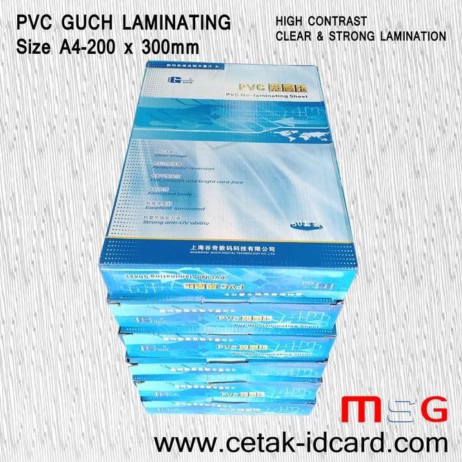 

KERTAS PVC BAHAN ID CARD INSTANT GUCH A4 0.76mm Kualitas Original