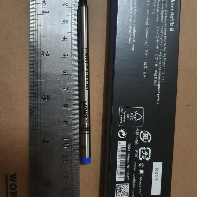 

Refill Fineliner Mont Blanc (B) Mystery Black / Pacific Blue Kualitas Original