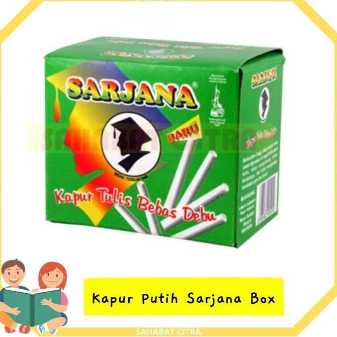 

KAPUR PUTIH / WARNA SARJANA BOX ISI 60PACK Kualitas Original