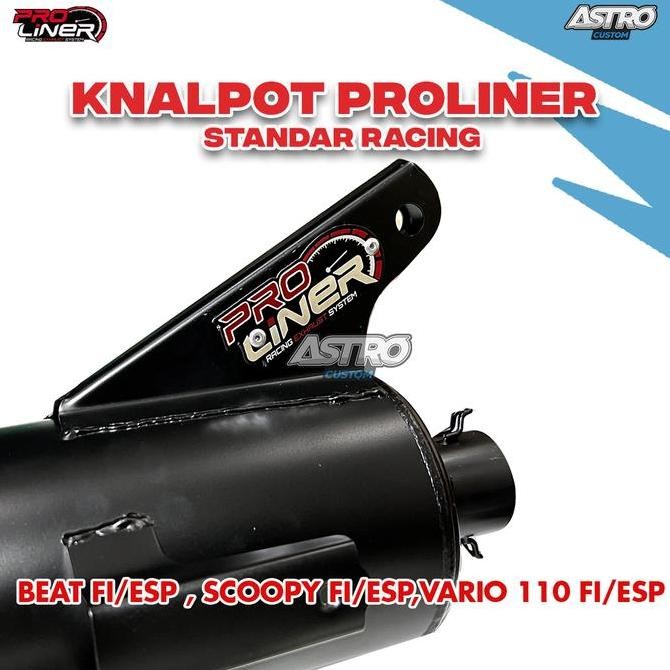 Knalpot Proliner Beat Scoopy Vario 110 Fi ESP Genio Beat New Deluxe Vario 125 Vario 150 LED PCX 150 