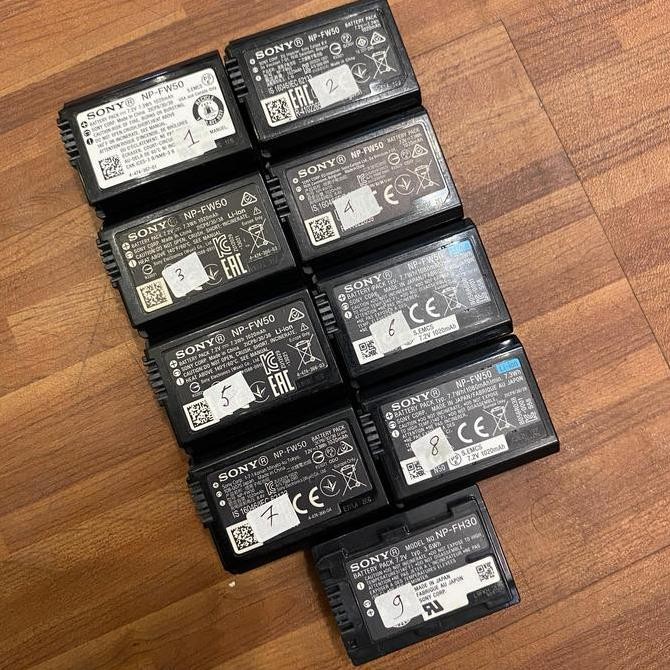 Battery / Batre / Batere Sony NP-FW50 NPFW50 Second Kualitas Original
