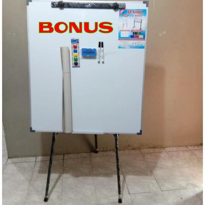 

Flipchart DAIKI Magnetic JUMBO Uk 90x90 cm Kualitas Original