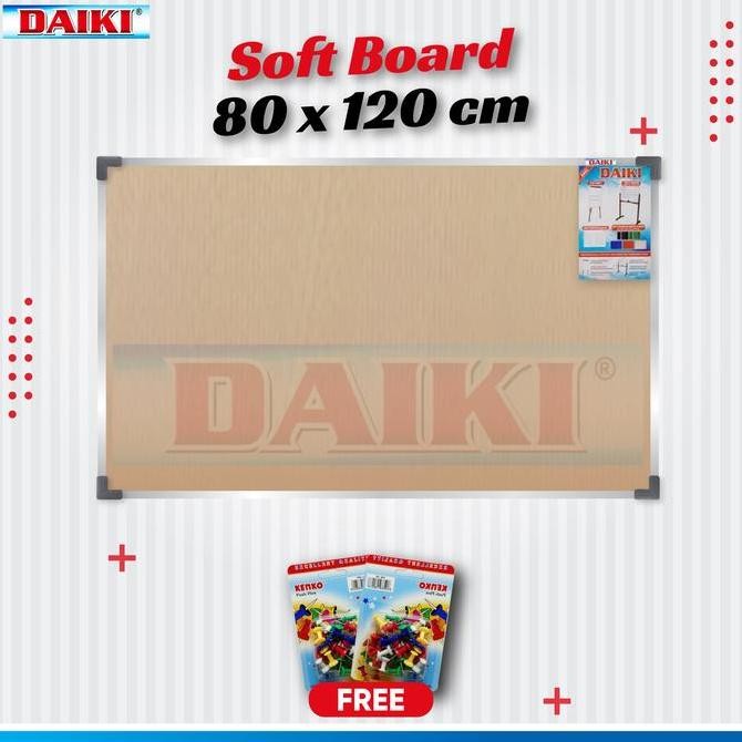 

Softboard / papan mading Classic DAIKI 80x120 Cm Kualitas Original