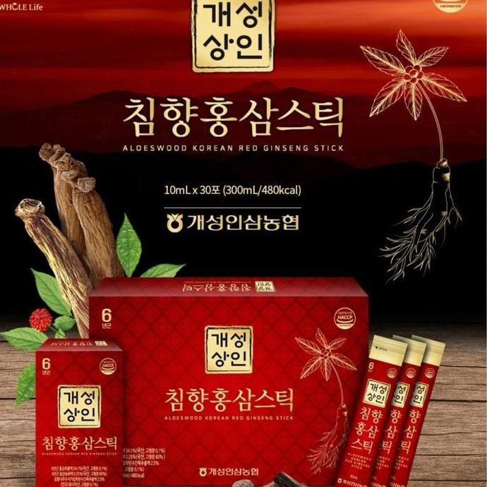

Aloeswood Korean Red Ginseng 6 Year Old/30 Stick
