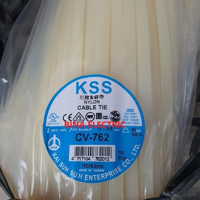 

Kabel Ties KSS 76Cm CV-762 / Kabel Tis KSS 76cm 762x9mm CV762 Kualitas Original