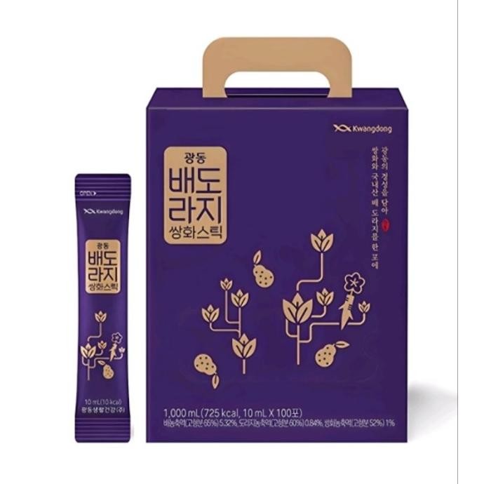 

[10 Sachet] Kwangdong Pear Ssanghwa Stick Korea