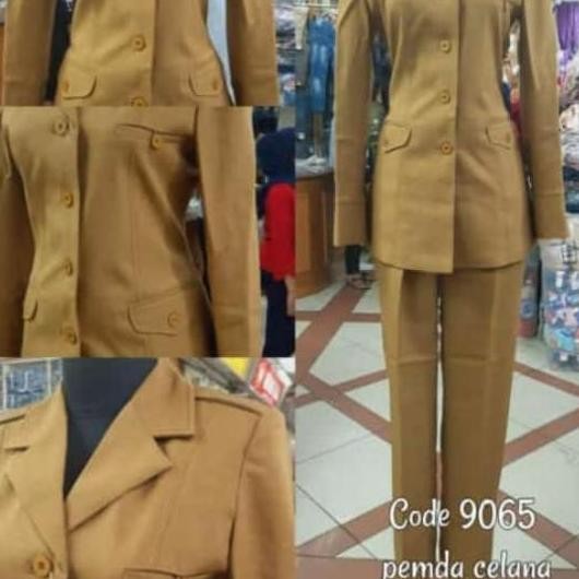 Promo / Terlaris Seragam Pemda Coklat, Blazer Pemda, Setelan Pemda, Blus + Celana / Rok Terbaik