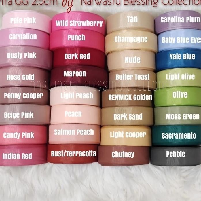 

Pita Grosgrain Pita Salur Pita Garis 25Cm 1 Part 2