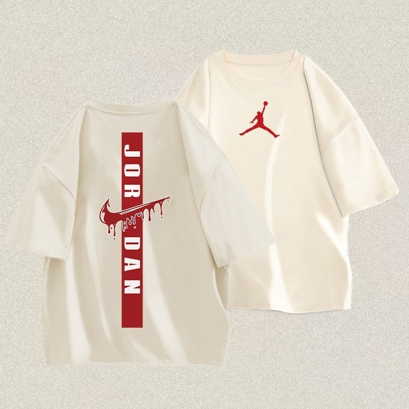 BreezeHub Kaos T-shirt Pria Oversize | JORDAN Kaos Putih | Kaos Pria Distro Original | Kaos Distro O