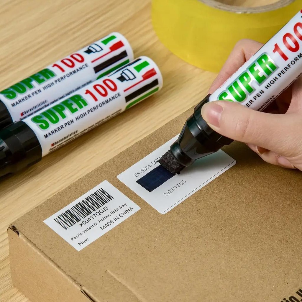 

1Pc Jumbo Marker, For Identity Theft Identification Protection, Privacy Secret And Address Protector, Extra Wide Chisel Point Pe