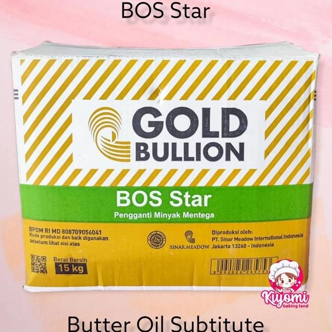 

[Ready/Spesial] Gold Bullion Bos Star Butter Oil Subtitute 1 Kg Pengganti Butter Harum [Terlaris&Recommended]