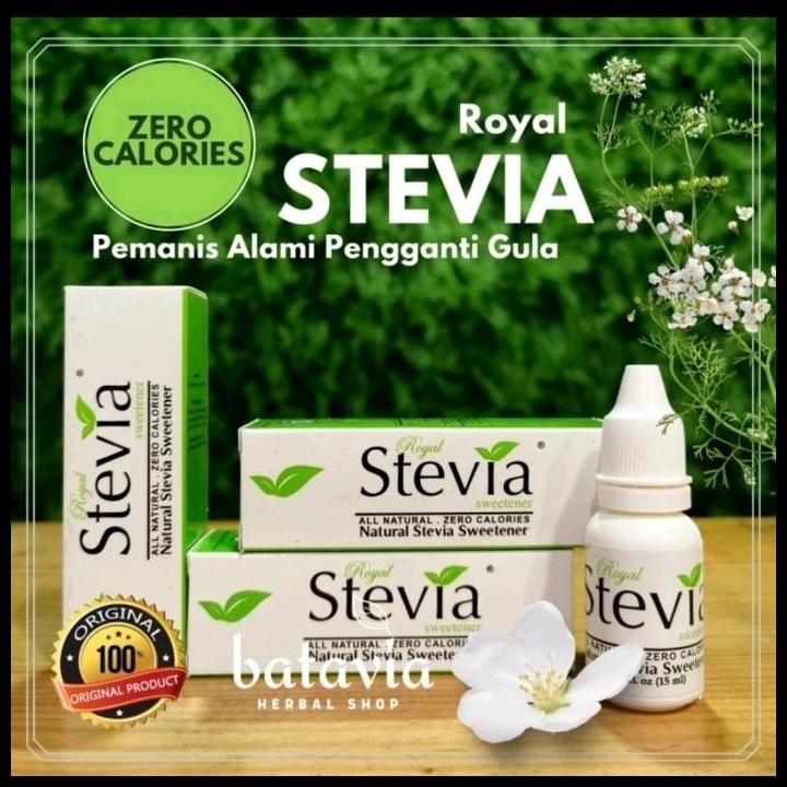 

Terlaris Royal Stevia Cair Pemanis Alami Natural Sweetener Good Quality