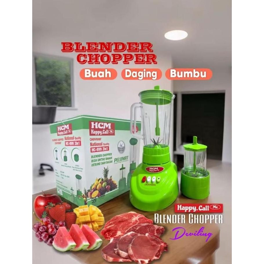 Tersedia [VIP Youridealhome_id] BLENCHOP Blender Choppper HappyCall Me l Anti Pecah