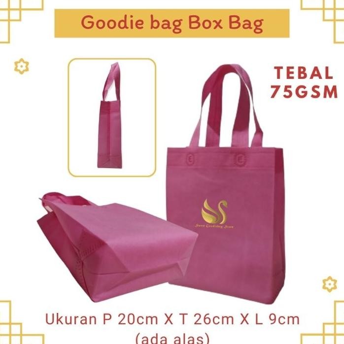 

Kodi 20 Pcs Goodie Bag Mini 20X26X9 Box Bag Tas Si Tas Souvenir Tas Spunbond
