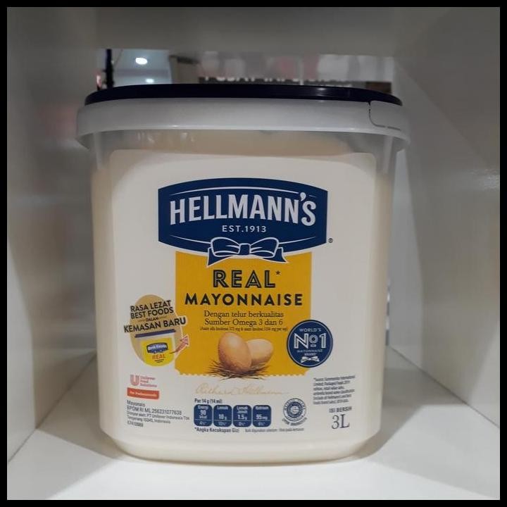 

Terlaris Real Mayonnaise Hellmann'S 3 Liter Good Quality