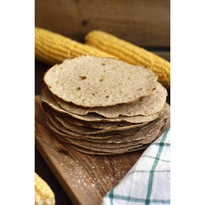 

Terlaris Taco - Whole Wheat Flour Tortilla 30 Cm Frozen (Gandum) Tanpa Pengawet
