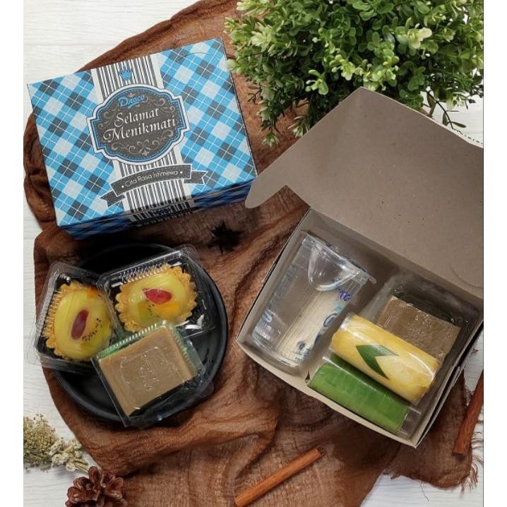 Isi 50 Uk 12X12 12X14 12X16 Tinggi 7 Cm Dus Sna Box Dus Kue Dus Ulang Tahun Dus Makanan Dus Snadus K