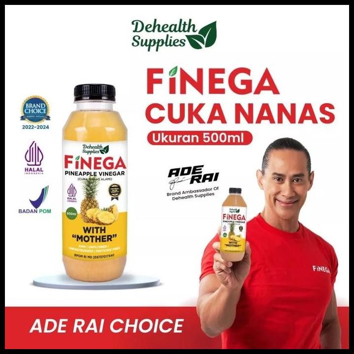 

Terlaris Dehealth Supplies Finega Apple Cider Vinegar - Vinega Cuka Apel 500Ml Good Quality