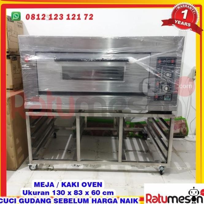 Tersedia Meja / Kaki Oven 1 deck 2 tray untuk FOMAC CROWN MASEMA GETRA