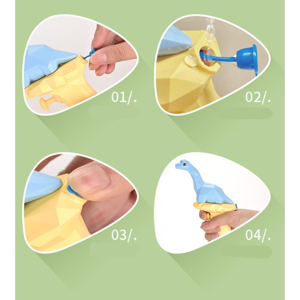 Zai-2530 Or42 Fg-7 Mainan Pistol Air Dinosaurus Water Gun Dinosaurus / Pistol Tembak Air Original Te