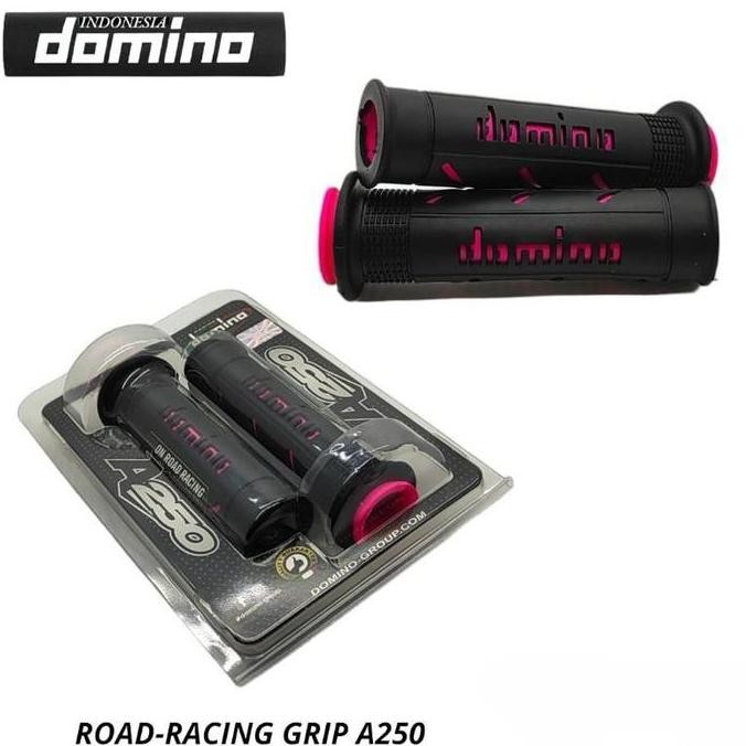 Handgrip Domino Original 100% Grip A250 Supersoft Empuk Universal Semua Jenis Motor Bisa Asli Lokal 