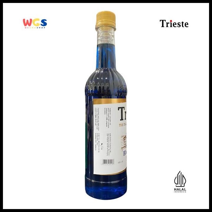 

Terlaris Syrup Trieste Blue Citrus Flavor Syrup 650Ml - Blue Curacao - Blue Lagoon Good Quality