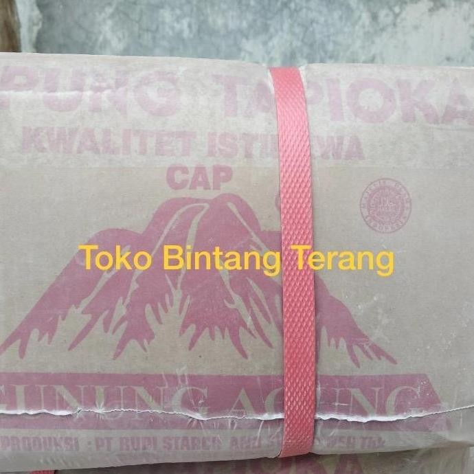 

Grosir Tepung Sagu Tapioka Cap Gunung Agung Merah 500Gr X 20 Pcs 1 Dus 10 Kg