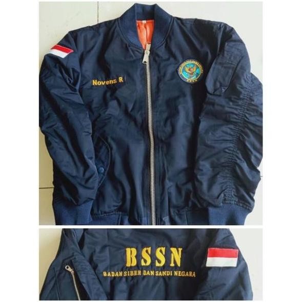 Murah Jaket Bomber Bssn Badan Siber Dan Sandi Negara Full Bordir