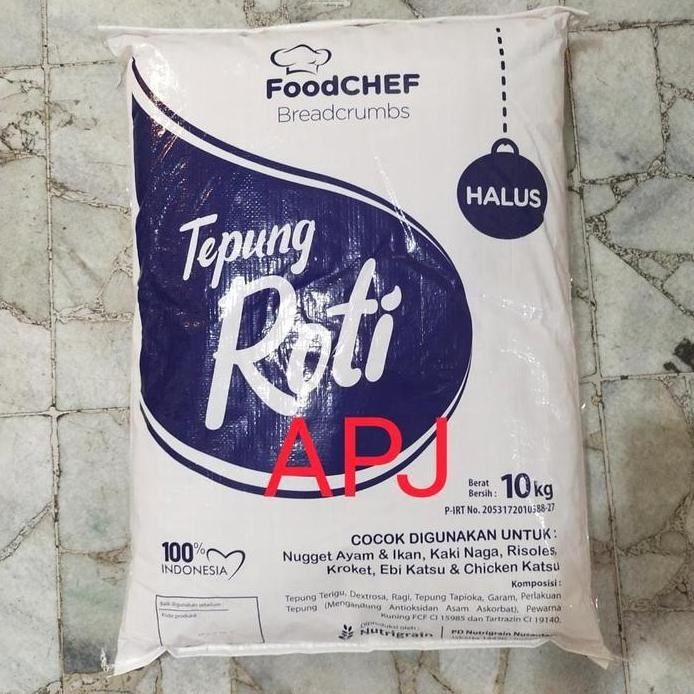 

Terlaris Tepung Roti Breadcrumbs Mix Halus Food Chef 10Kg