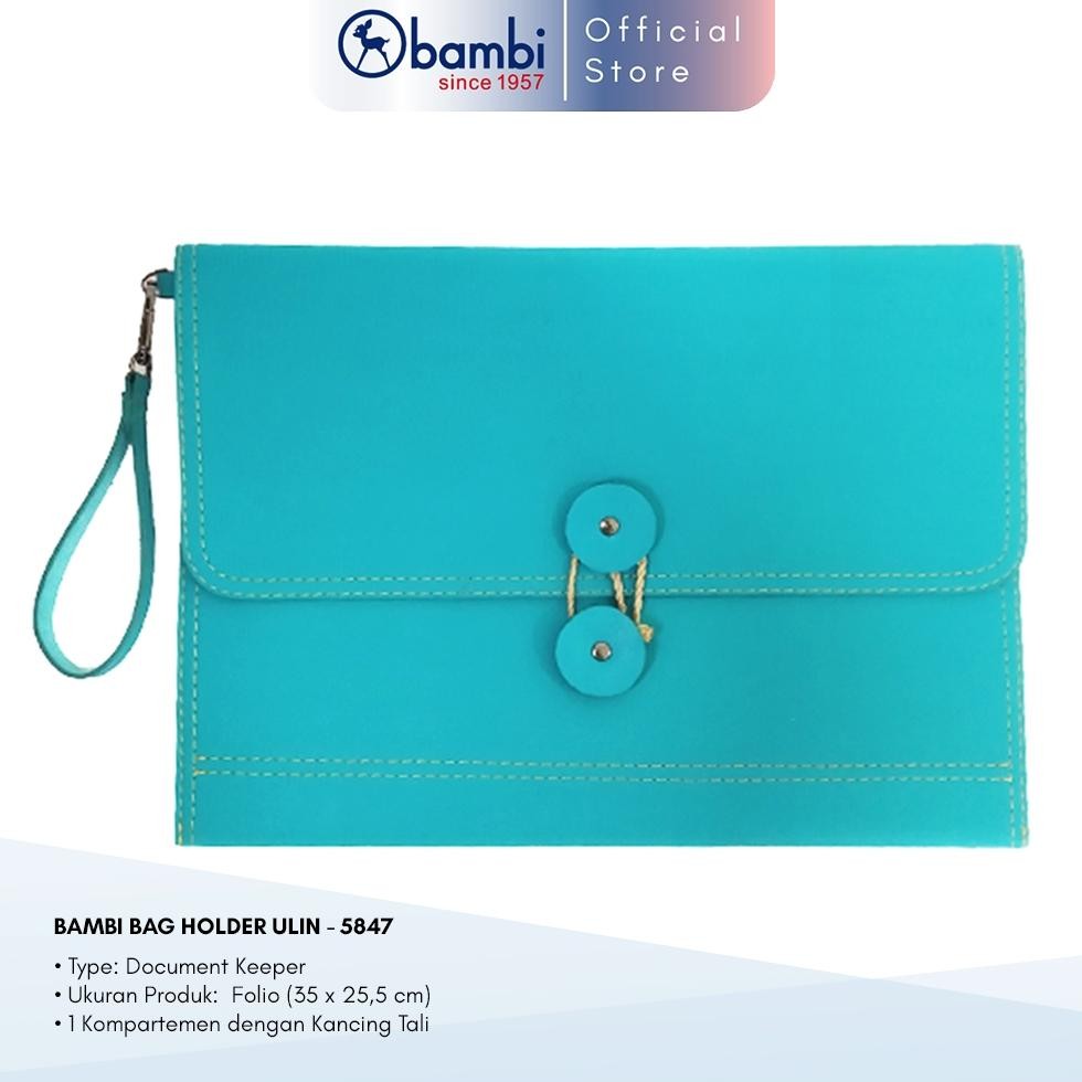 

LINDU Bambi Tas Dokumen Folio Edisi Document Holder Tipe Ulin Original