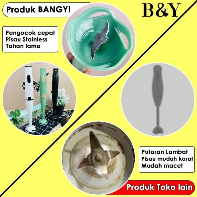 Grosir Mixer Hand Mini Kocokan Stainless Steel / Pengocok Mixer Krim Listrik / Mixer Hand Mini Multi