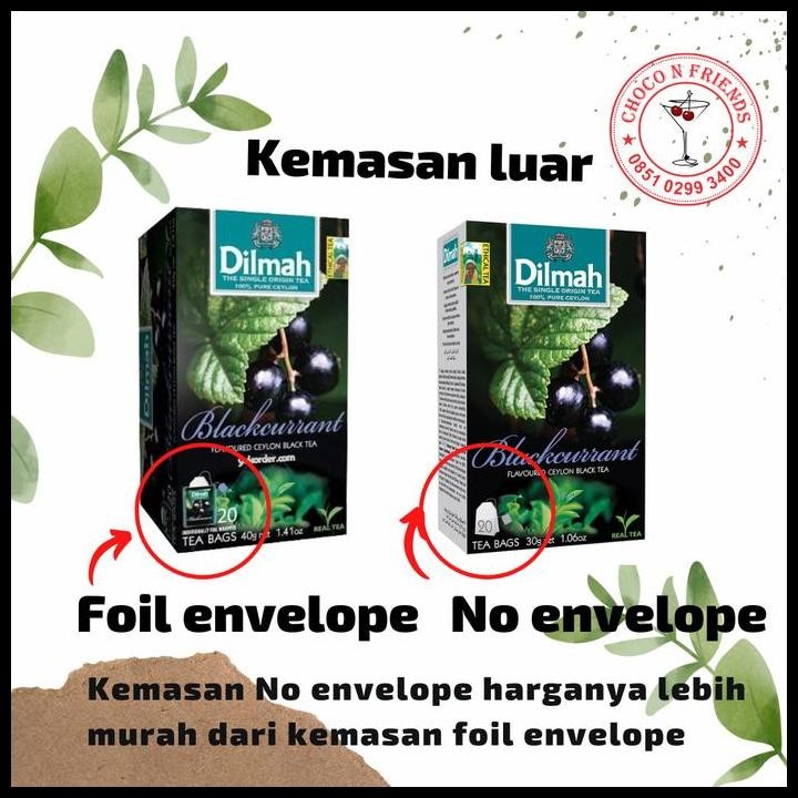 

Terlaris Teh Dilmah No Envelope 20 Sachet Chamomile Good Quality
