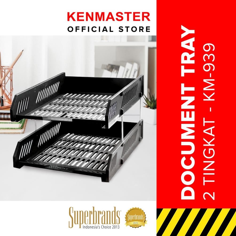 

LINDU Document Tray KM-939 / Rak File 2 Susun Kenmaster - OL067