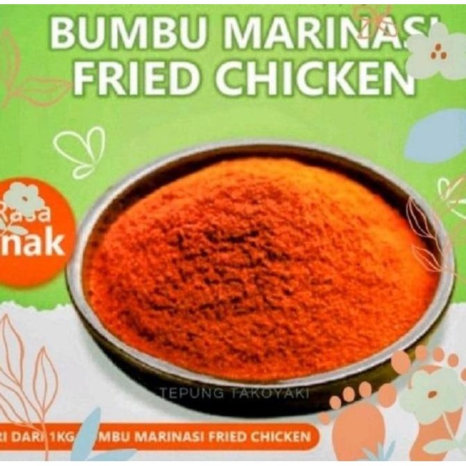 

Tepung Bumbu Marinasi Ayam Pedas Fried Chicken Hot Spicy 1 Kg LL