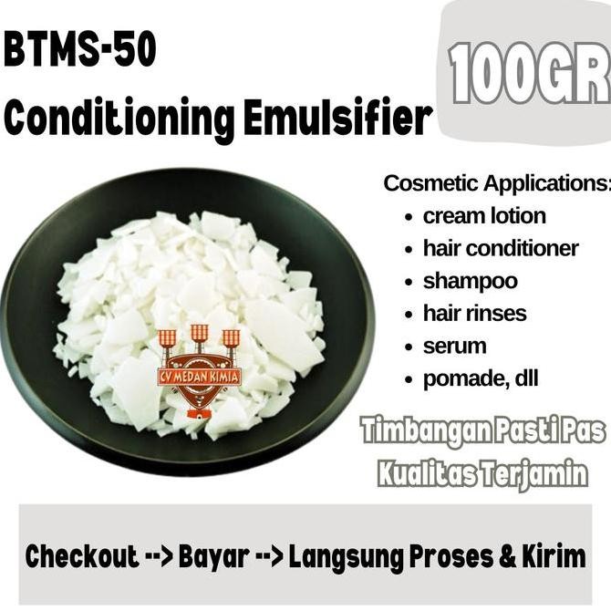 [Spesial&Promo] Btms 50 100Gram Btms - 50 Emulsifying Wax Behentrimonium Methosulfate [Terlaris&Reko