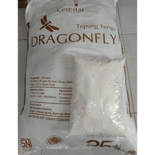 

Terlaris Terigu Kemasan Dragonfly 1Kg Bal An Isi 25 Pak