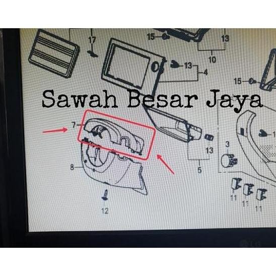 Cover Column Upper - Tutup Atas Air Bag Steer Stir Honda Brio . Mobilio . Brv 2016 2017 2018 2019 20