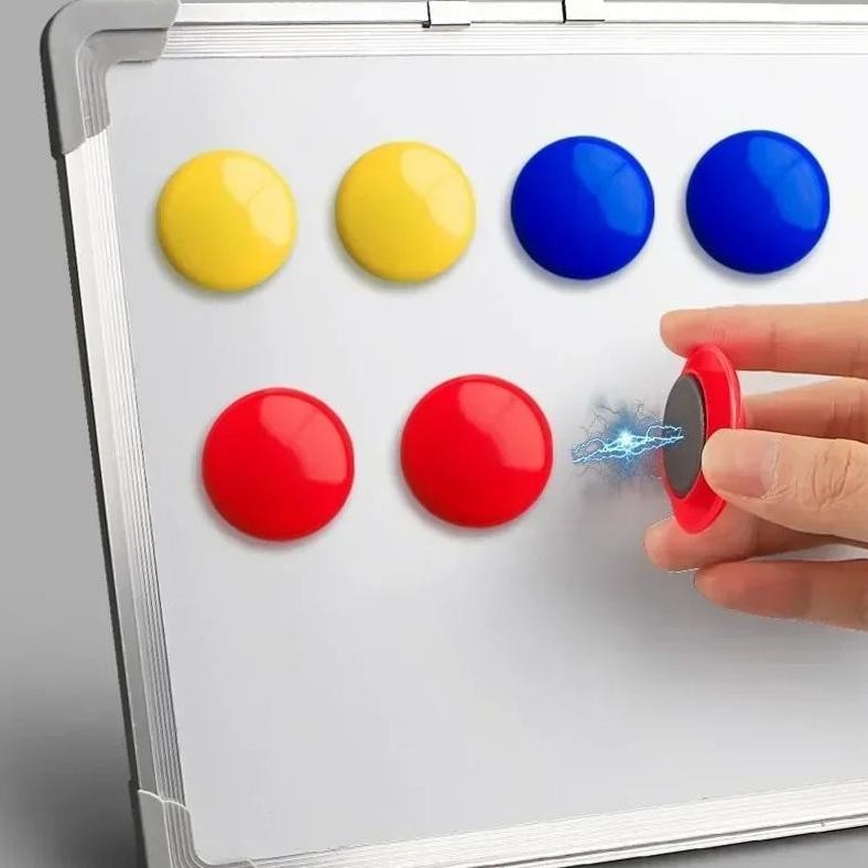 

50pcs Magnet Papan Tulis Whiteboard Magnet Whiteboard Kecil Warna Warni Magnet Besar