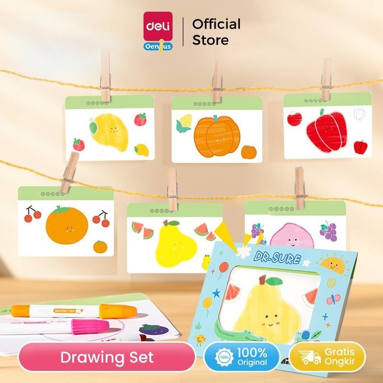 

LINDU Deli Genius Set Alat Gambar / Drawing Set HM26