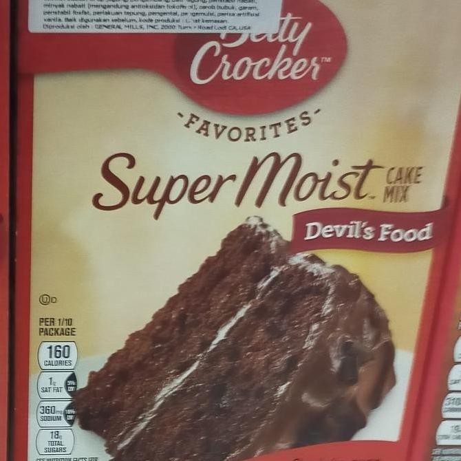 

Grosir Betty Crocker Super Moist Devils Food 432Gr