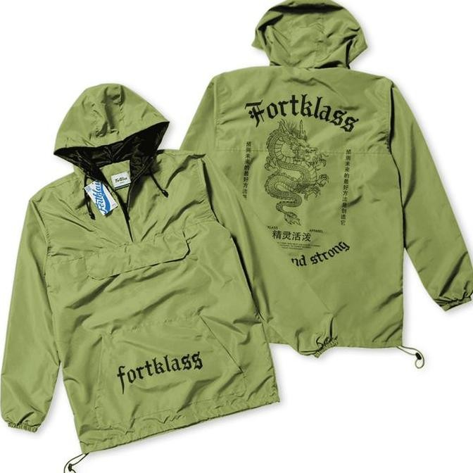 Sale Fortklass Pullover Fearless Polos Jaket Pria Jaket Parasut Unisex