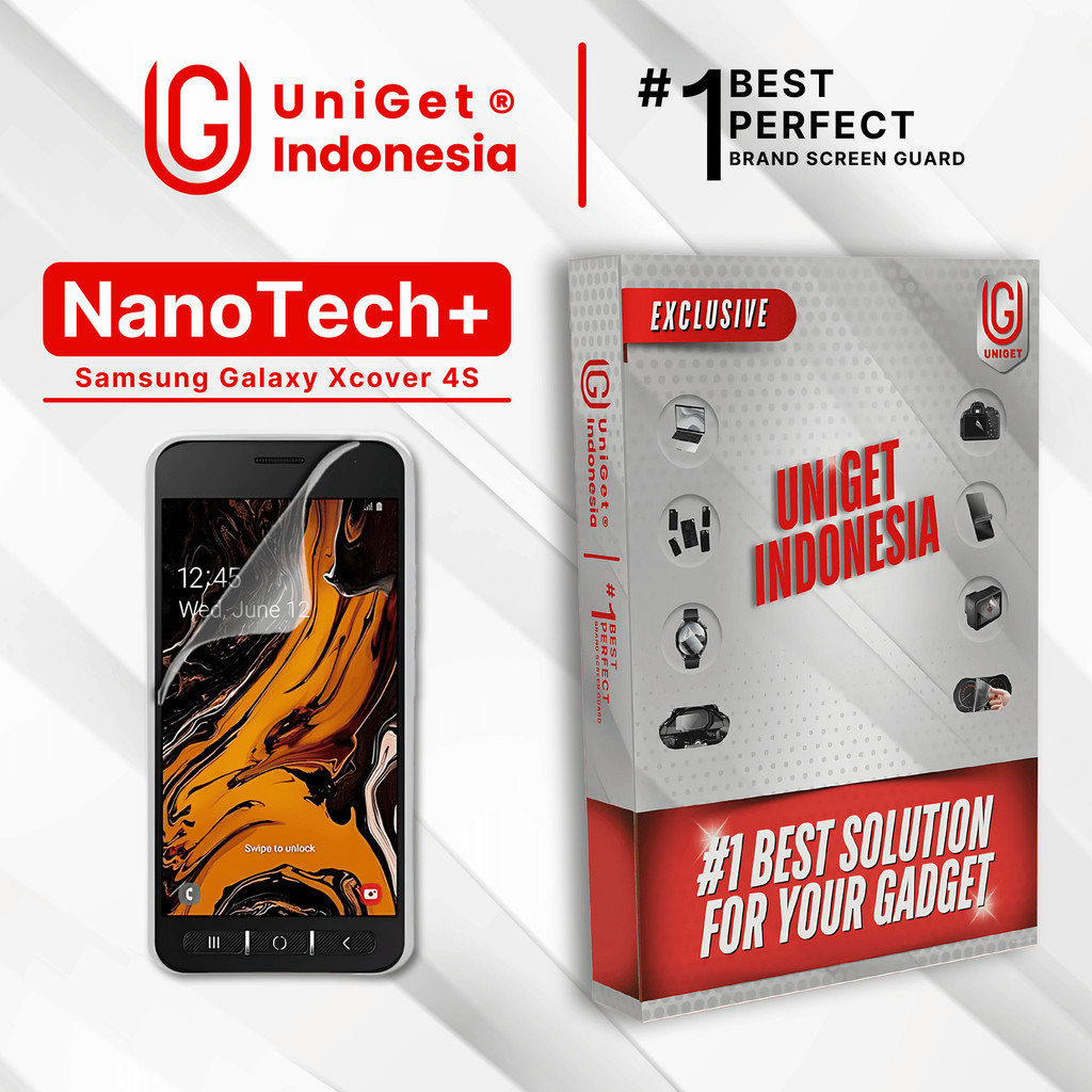 UniGet EPU BIO GENESIS Hydrogel for Samsung Galaxy Xcover 4s / Screen Guard (Nanotech+ 100% Recycle)