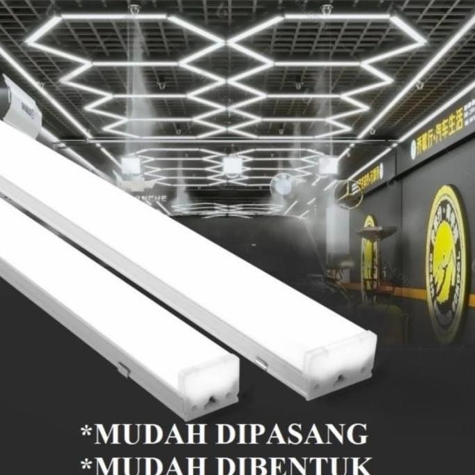 LAMPU LED KAP TL WATERPROOF 20WAT 40W 120CM IP65 OUTDOR LAMPU T8120cm