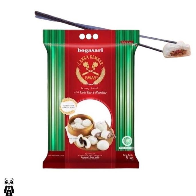 

Terlaris Cakra Kembar Emas Pao Dan Mantao 5Kg Tepung Terigu Untuk Bakpao