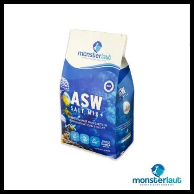 ASW ASW GARAM SALT WATER SINTETIS UNTUK AIR LAUT MERUBAH AIR TAWAR MENJADI AIR LAUT